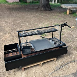 Barbacoa de 80 x 60 cm para basé de obra